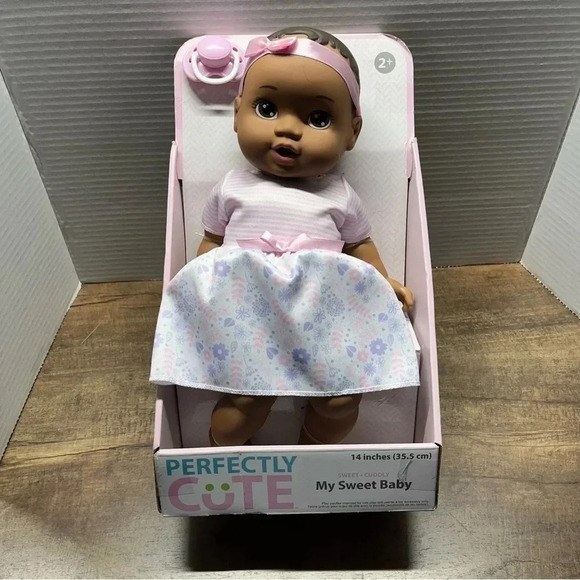 Other - Perfectly Cute My Sweet Baby Dark Brown Hair Dark Brown Eyes Doll Brand New
